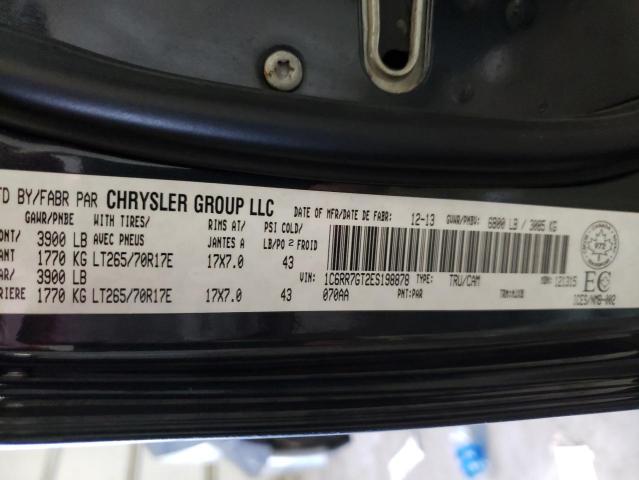 Photo 10 from auction – 2014 RAM 1500 SLT with VIN 1C6RR7GT2ES198878