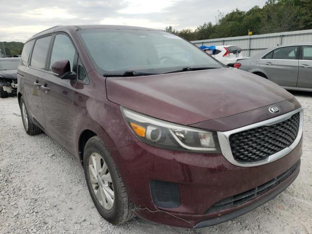 KIA SEDONA LX 2016 with VIN KNDMB5C16G6082756 - Photo from auction