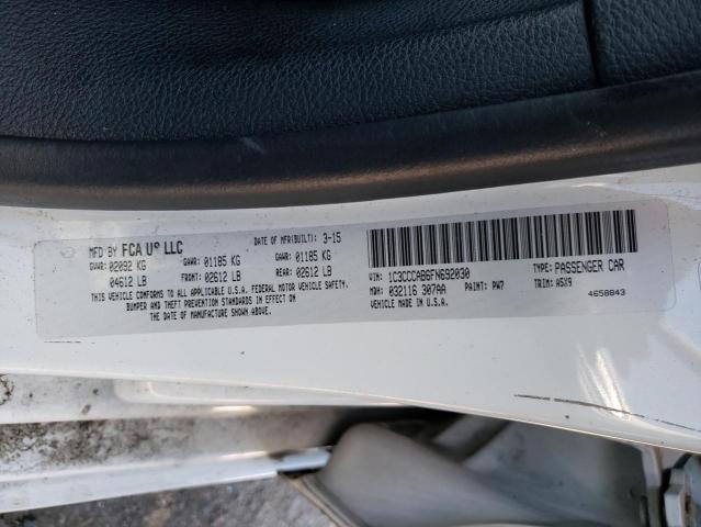 Photo 10 from auction – 2015 CHRYSLER 200 LIMITE with VIN 1C3CCCAB6FN692030