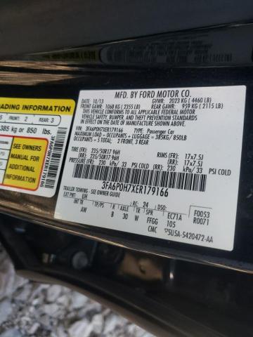 Photo 10 from auction – 2014 FORD FUSION SE with VIN 3FA6P0H7XER179166