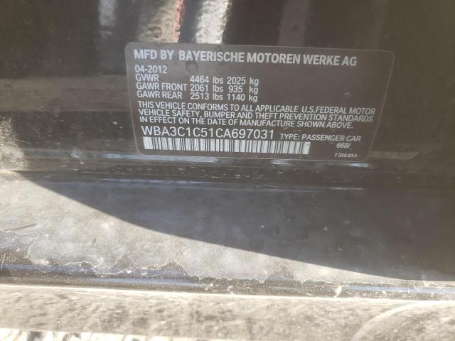 Photo 10 from auction – 2012 BMW 328 I SULE with VIN WBA3C1C51CA697031