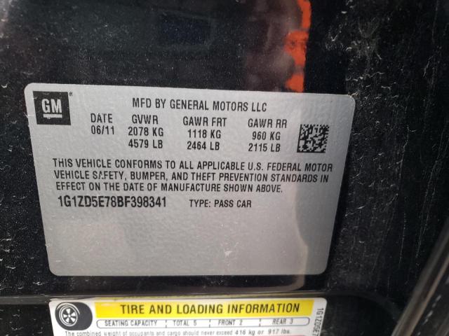 Photo 10 from auction – 2011 CHEVROLET MALIBU 2LT with VIN 1G1ZD5E78BF398341