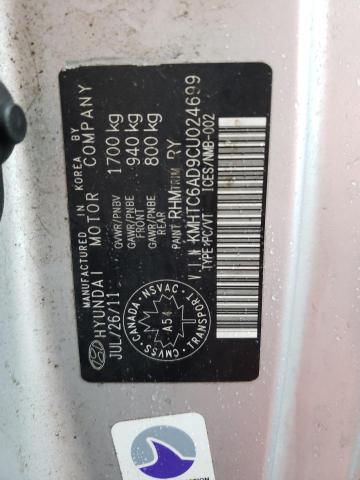 Photo 10 from auction – 2012 HYUNDAI VELOSTER with VIN KMHTC6AD9CU024699