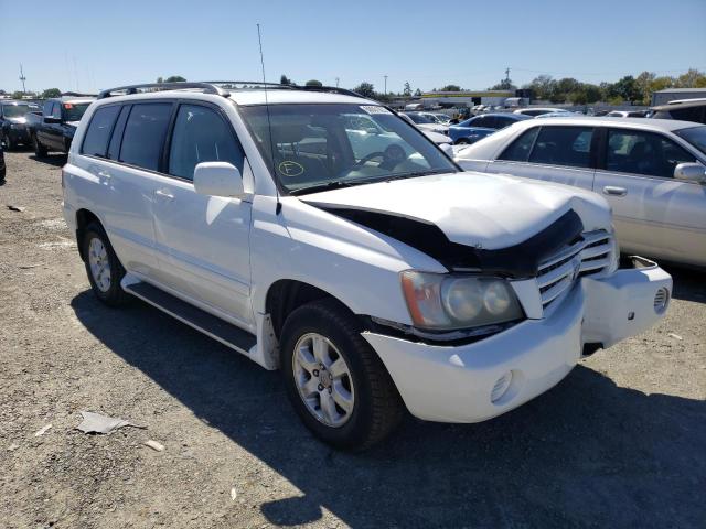 TOYOTA HIGHLANDER 2002 with VIN JTEGD21A220036664 - Photo from auction