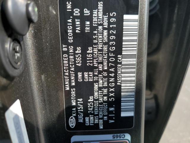 Photo 10 from auction – 2015 KIA OPTIMA EX with VIN 5XXGN4A70FG392195