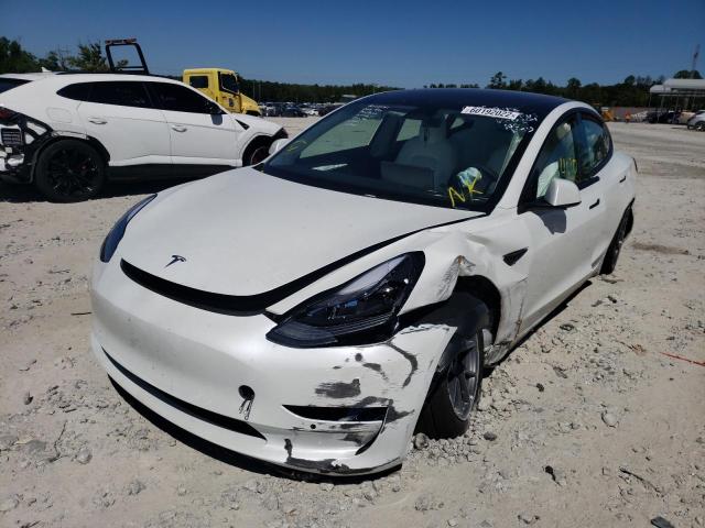 Photo 2 from auction – 2022 TESLA MODEL 3 with VIN 5YJ3E1EB1NF270801