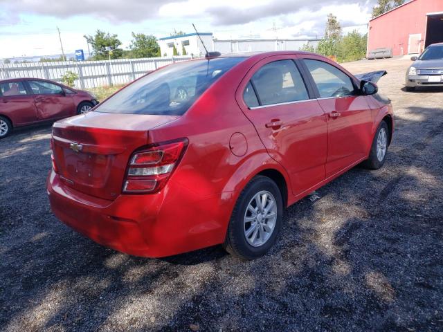 Photo 4 from auction – 2017 CHEVROLET SONIC LT with VIN 1G1JD5SB1H4142634