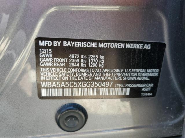 Photo 10 from auction – 2016 BMW 528 I with VIN WBA5A5C5XGG350497