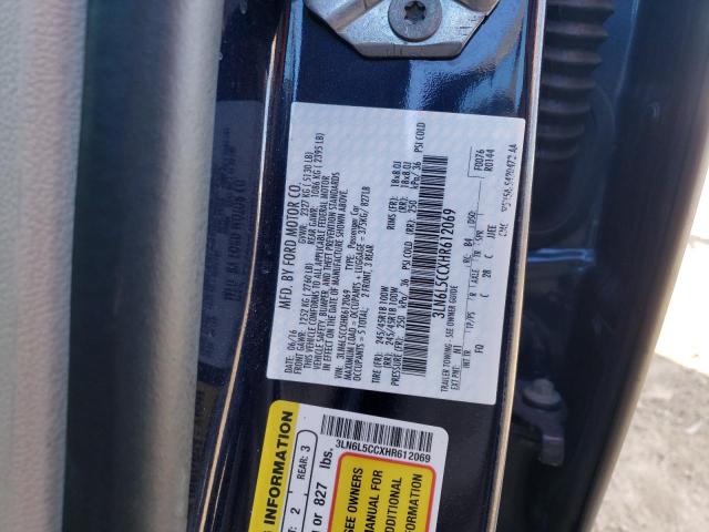 Photo 10 from auction – 2017 LINCOLN MKZ SELECT with VIN 3LN6L5CCXHR612069