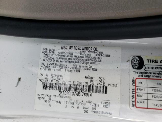 Photo 10 from auction – 2010 FORD FUSION HYB with VIN 3FADP0L37AR178014
