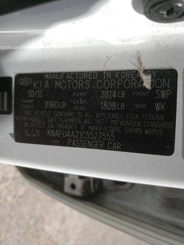 Photo 10 from auction – 2012 KIA FORTE EX with VIN KNAFU4A21C5527555