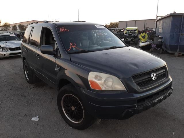 HONDA PILOT EXL 2004 with VIN 2HKYF18654H586137 - Photo from auction