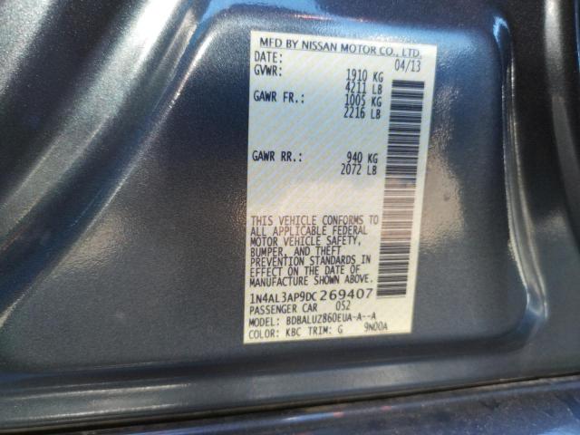 Photo 10 from auction – 2013 NISSAN ALTIMA 2.5 with VIN 1N4AL3AP9DC269407