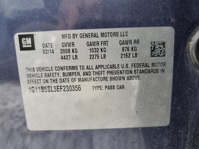 Photo 10 from auction – 2014 CHEVROLET MALIBU LS with VIN 1G11B5SL3EF230356