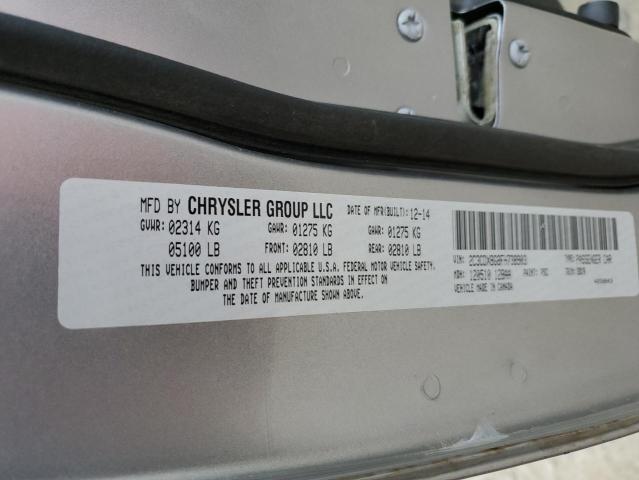 Photo 10 from auction – 2015 DODGE CHARGER SE with VIN 2C3CDXBG8FH738903