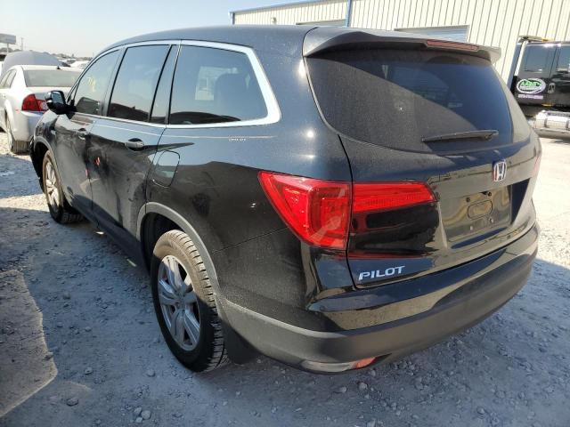 Photo 3 from auction – 2017 HONDA PILOT LX with VIN 5FNYF5H11HB043223