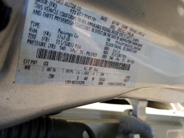 Photo 10 from auction – 2014 FORD FOCUS TITA with VIN 1FADP3N2XEL369243