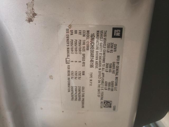 Photo 10 from auction – 2010 CHEVROLET SUBURBAN C with VIN 1GNUCHE08AR146196