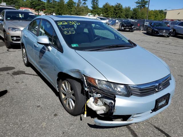 HONDA CIVIC EXL 2012 with VIN 19XFB2F9XCE349233 - Photo from auction