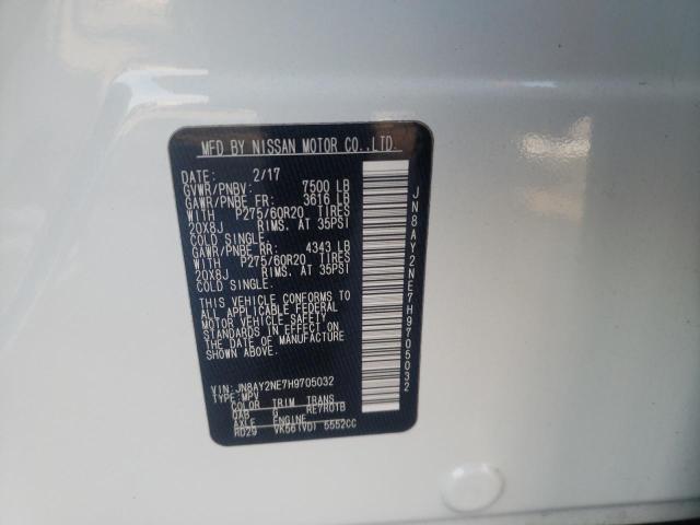 Photo 10 from auction – 2017 NISSAN ARMADA PLA with VIN JN8AY2NE7H9705032