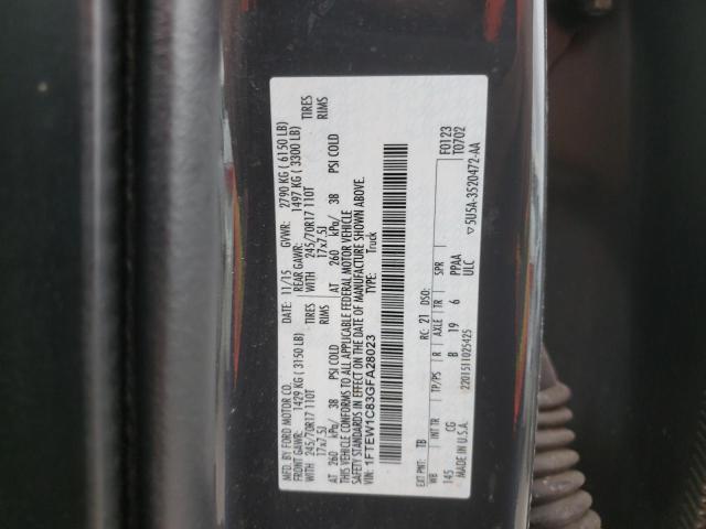 Photo 10 from auction – 2016 FORD F150 SUPER with VIN 1FTEW1C83GFA28023