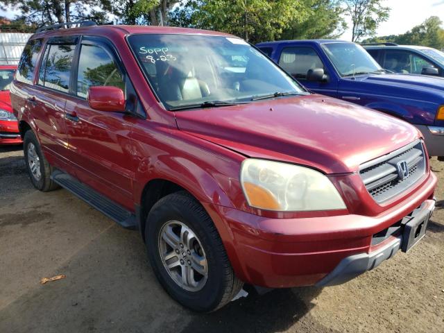 HONDA PILOT 2004 with VIN 2HKYF18514H537508 - Photo from auction