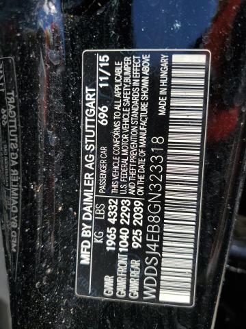 Photo 10 from auction – 2016 MERCEDES-BENZ CLA 250 with VIN WDDSJ4EB8GN323318