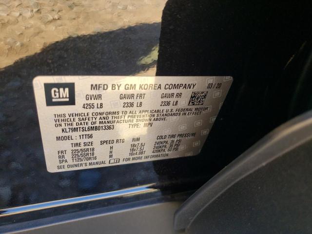 Photo 10 from auction – 2021 CHEVROLET TRAILBLAZE with VIN KL79MTSL6MB013363
