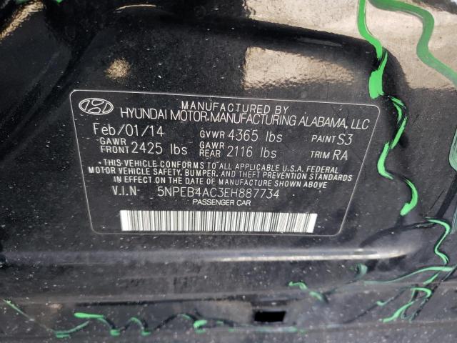 Photo 10 from auction – 2014 HYUNDAI SONATA GLS with VIN 5NPEB4AC3EH887734
