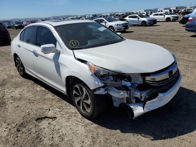 HONDA ACCORD EX 2016 with VIN 1HGCR2F71GA030018 - Photo from auction