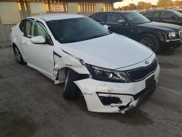 KIA OPTIMA LX 2014 with VIN 5XXGM4A75EG350977 - Photo from auction