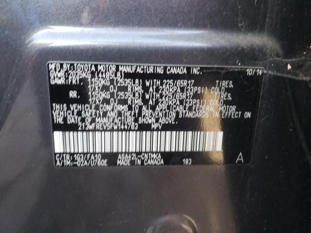 Photo 10 from auction – 2015 TOYOTA RAV4 XLE with VIN 2T3WFREV5FW144763