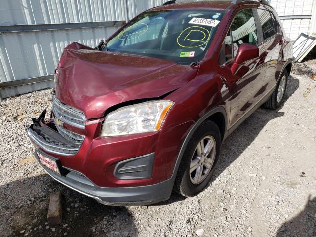 Photo 2 from auction – 2016 CHEVROLET TRAX 1LT with VIN 3GNCJLSB4GL149378