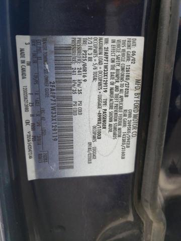 Photo 10 from auction – 2003 FORD CROWN VICT with VIN 2FAFP71W33X129119