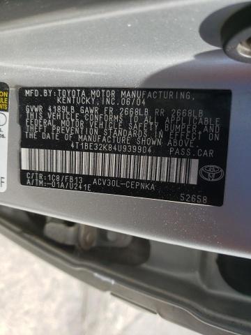 Photo 10 from auction – 2004 TOYOTA CAMRY LE with VIN 4T1BE32K84U939904