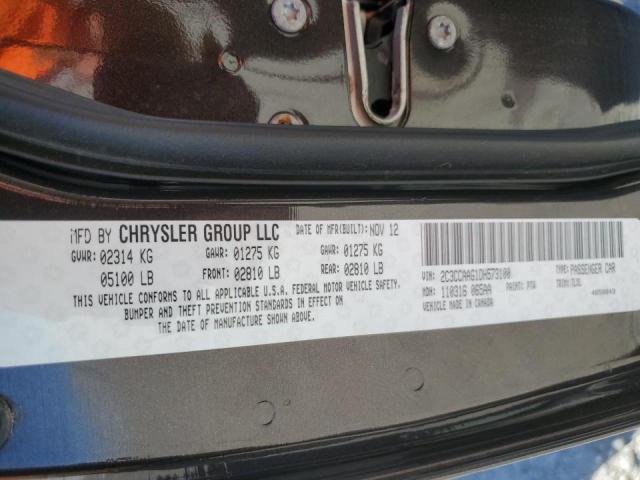 Photo 10 from auction – 2013 CHRYSLER 300 with VIN 2C3CCAAG1DH573100