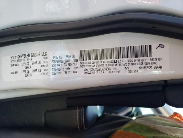 Photo 10 from auction – 2014 JEEP CHEROKEE L with VIN 1C4PJMCS2EW294344