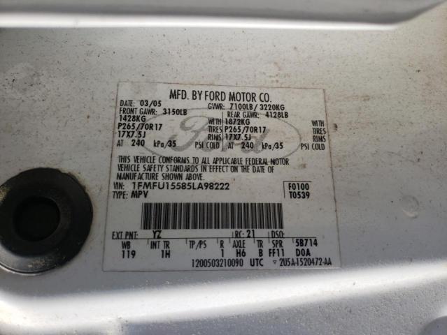 Photo 10 from auction – 2005 FORD EXPEDITION with VIN 1FMFU15585LA98222