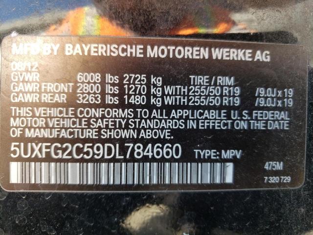 Photo 10 from auction – 2013 BMW X6 XDRIVE3 with VIN 5UXFG2C59DL784660