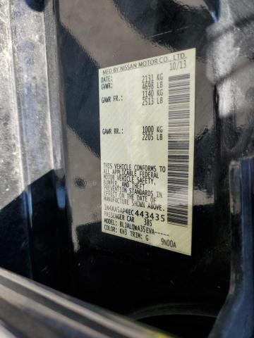 Photo 10 from auction – 2014 NISSAN MAXIMA with VIN 1N4AA5AP4EC443435