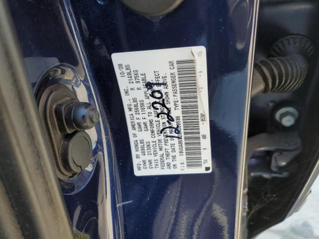 Photo 10 from auction – 2009 ACURA TL with VIN 19UUA86529A009596