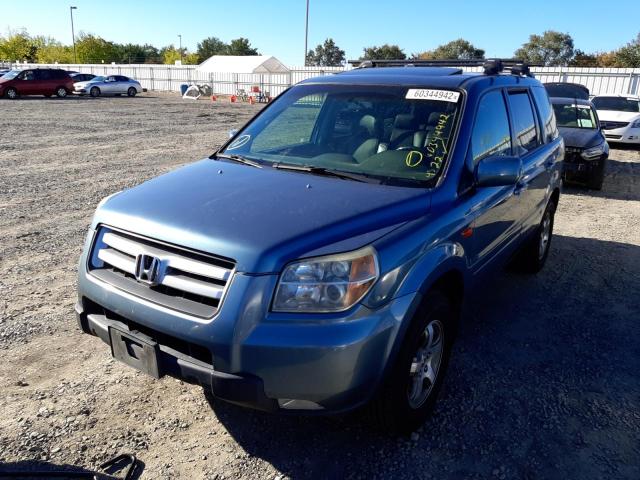 Photo 2 from auction – 2006 HONDA PILOT EX with VIN 5FNYF287X6B051594