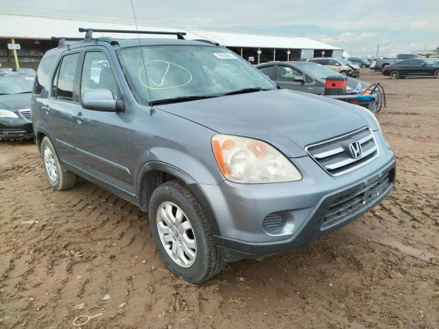 HONDA CR-V SE 2005 with VIN JHLRD78995C008663 - Photo from auction