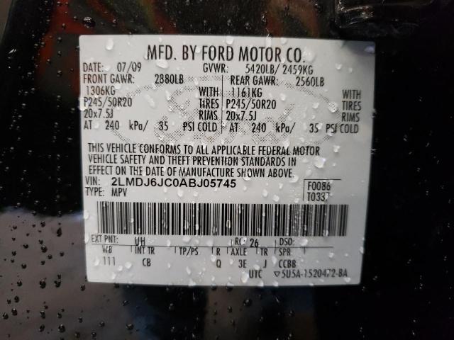 Photo 10 from auction – 2010 LINCOLN MKX with VIN 2LMDJ6JC0ABJ05745