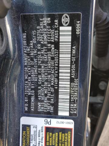 Photo 10 from auction – 2015 TOYOTA CAMRY LE with VIN 4T4BF1FK1FR505537