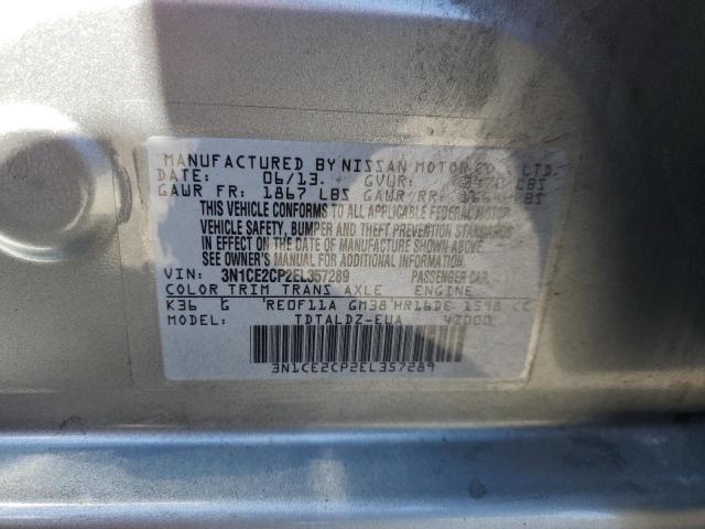 Photo 10 from auction – 2014 NISSAN VERSA NOTE with VIN 3N1CE2CP2EL357289
