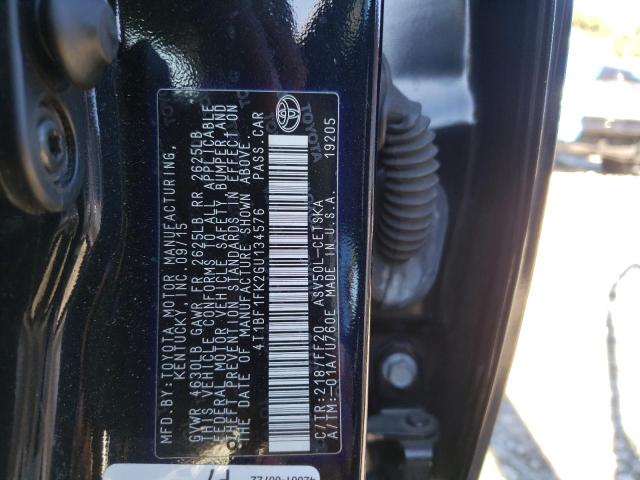Photo 10 from auction – 2016 TOYOTA CAMRY LE with VIN 4T1BF1FK2GU134576