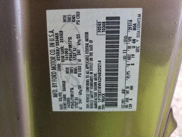 Photo 10 from auction – 2002 FORD F150 with VIN 1FTRX18W42NB20214