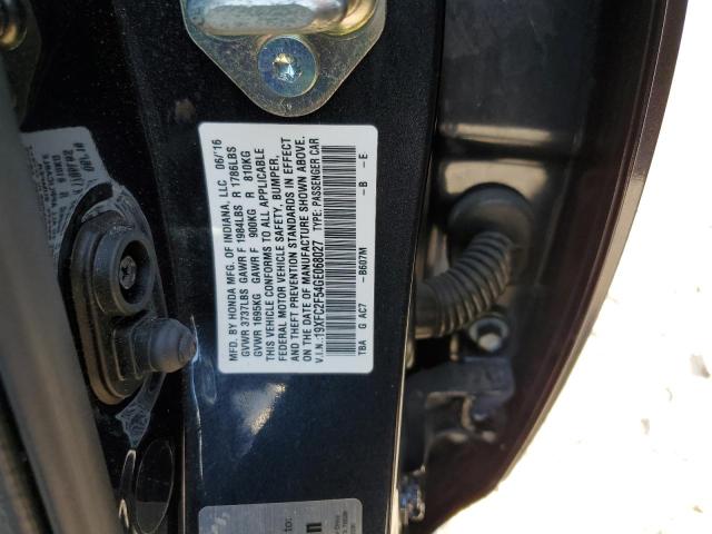 Photo 10 from auction – 2016 HONDA CIVIC LX with VIN 19XFC2F54GE068027