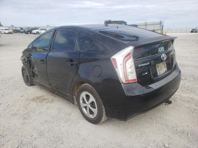Photo 3 from auction – 2012 TOYOTA PRIUS with VIN JTDKN3DU8C1512855